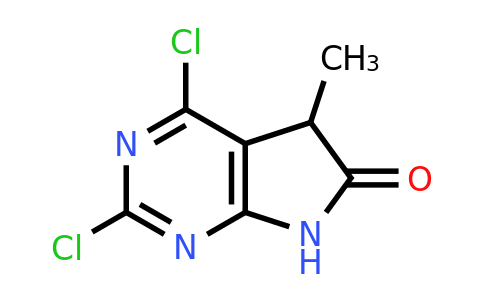 CAS 1638767-98-2 | 2,4-dichloro-5-methyl-5H,6H,7H-pyrrolo[2,3-d]pyrimidin-6-one