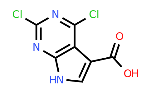 CAS 1638768-02-1 | 2,4-dichloro-7H-pyrrolo[2,3-d]pyrimidine-5-carboxylic acid