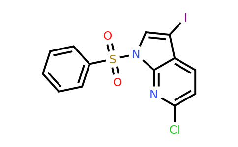 CAS 1638768-21-4 | 1-(benzenesulfonyl)-6-chloro-3-iodo-1H-pyrrolo[2,3-b]pyridine