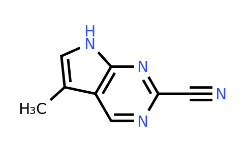 CAS 1638768-31-6 | 5-methyl-7H-pyrrolo[2,3-d]pyrimidine-2-carbonitrile