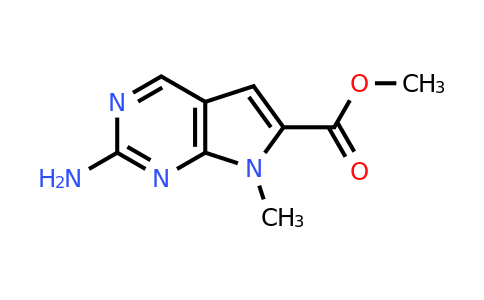 CAS 1638768-39-4 | methyl 2-amino-7-methyl-7H-pyrrolo[2,3-d]pyrimidine-6-carboxylate