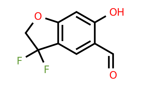 CAS 1638768-48-5 | 3,3-difluoro-6-hydroxy-2,3-dihydro-1-benzofuran-5-carbaldehyde
