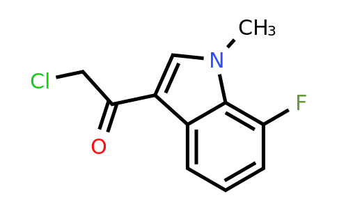 CAS 1638768-54-3 | 2-chloro-1-(7-fluoro-1-methyl-1H-indol-3-yl)ethan-1-one