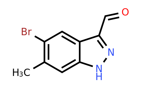 CAS 1638768-56-5 | 5-bromo-6-methyl-1H-indazole-3-carbaldehyde