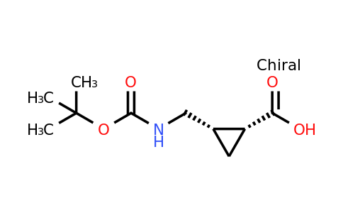 CAS 1638768-80-5 | cis-2-[(tert-butoxycarbonylamino)methyl]cyclopropanecarboxylic acid