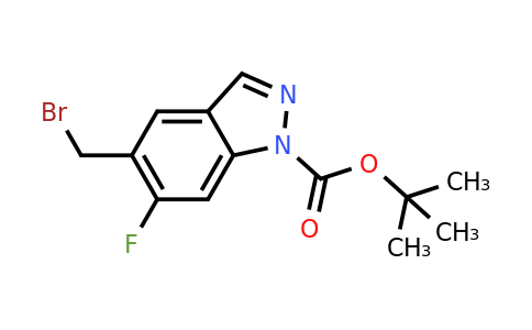 CAS 1638768-90-7 | tert-butyl 5-(bromomethyl)-6-fluoro-1H-indazole-1-carboxylate