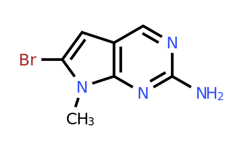 CAS 1638771-12-6 | 6-bromo-7-methyl-7H-pyrrolo[2,3-d]pyrimidin-2-amine