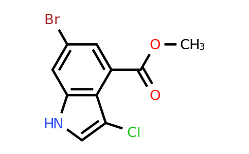 CAS 1638771-42-2 | methyl 6-bromo-3-chloro-1H-indole-4-carboxylate