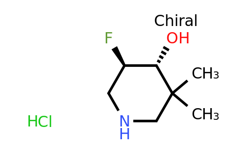 CAS 1638771-43-3 | trans-3,3-dimethyl-5-fluoro-4-hydroxypiperidine hydrochloride