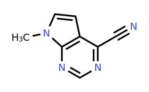 7-methyl-7H-pyrrolo[2,3-d]pyrimidine-4-carbonitrile