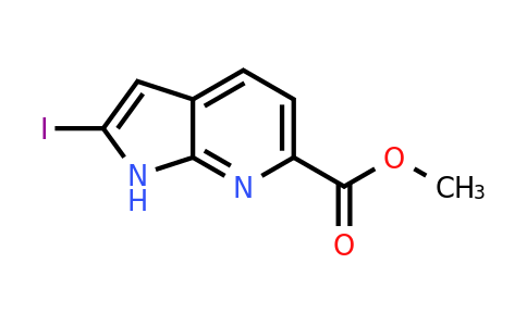 CAS 1638771-58-0 | methyl 2-iodo-1H-pyrrolo[2,3-b]pyridine-6-carboxylate