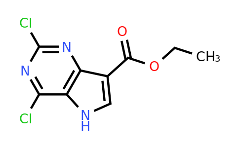 CAS 1638771-75-1 | ethyl 2,4-dichloro-5H-pyrrolo[3,2-d]pyrimidine-7-carboxylate