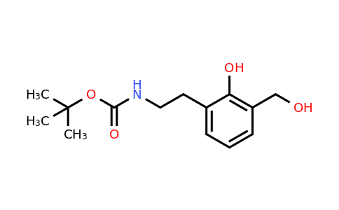 CAS 1638771-83-1 | tert-butyl n-{2-[2-hydroxy-3-(hydroxymethyl)phenyl]ethyl}carbamate