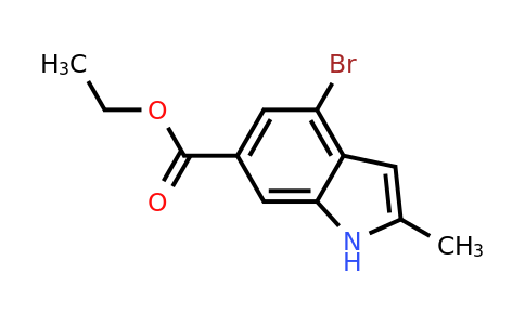 CAS 1638772-12-9 | ethyl 4-bromo-2-methyl-1H-indole-6-carboxylate