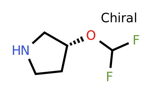 CAS 1638784-49-2 | (3R)-3-(difluoromethoxy)pyrrolidine