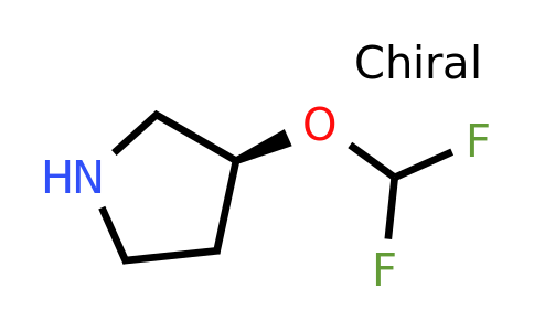 CAS 1638784-52-7 | (3S)-3-(difluoromethoxy)pyrrolidine