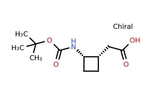 CAS 1639216-47-9 | 2-[(1S,2S)-2-(tert-butoxycarbonylamino)cyclobutyl]acetic acid