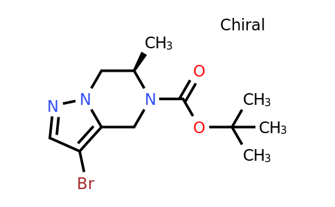 CAS 1639881-14-3 | (R)-tert-Butyl 3-bromo-6-methyl-6,7-dihydropyrazolo[1,5-a]pyrazine-5(4H)-carboxylate