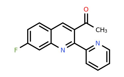 CAS 1639971-09-7 | 1-[7-fluoro-2-(pyridin-2-yl)quinolin-3-yl]ethan-1-one
