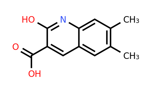CAS 164150-22-5 | 2-Hydroxy-6,7-dimethylquinoline-3-carboxylic acid
