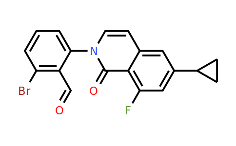CAS 1642290-28-5 | 2-bromo-6-(6-cyclopropyl-8-fluoro-1-oxo-2-isoquinolyl)benzaldehyde