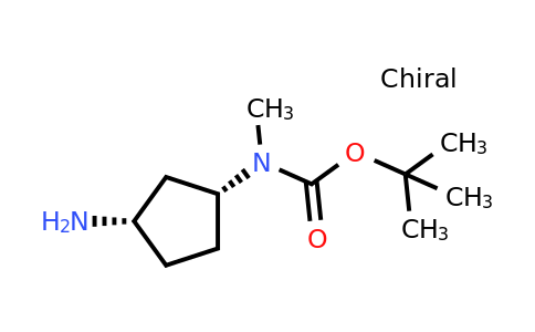 CAS 1642557-04-7 | tert-butyl N-[(1R,3S)-3-aminocyclopentyl]-N-methylcarbamate