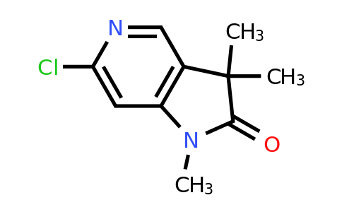 CAS 1642801-68-0 | 6-chloro-1,3,3-trimethyl-1H,2H,3H-pyrrolo[3,2-c]pyridin-2-one