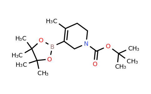 CAS 1643806-59-0 | tert-butyl 4-methyl-5-(4,4,5,5-tetramethyl-1,3,2-dioxaborolan-2-yl)-1,2,3,6-tetrahydropyridine-1-carboxylate
