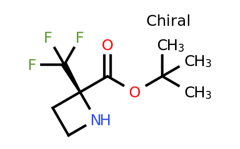 CAS 1643860-65-4 | 2-Azetidinecarboxylic acid, 2-(trifluoromethyl)-, 1,1-dimethylethyl ester, (2R)-