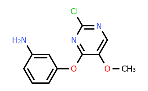 CAS 1643967-62-7 | 3-((2-Chloro-5-methoxypyrimidin-4-yl)oxy)aniline