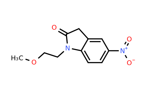 CAS 1643968-23-3 | 1-(2-Methoxyethyl)-5-nitroindolin-2-one
