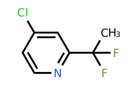 CAS 1644386-39-9 | 4-Chloro-2-(1,1-difluoroethyl)pyridine