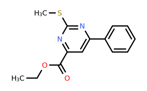 CAS 1644431-42-4 | Ethyl 2-(methylthio)-6-phenylpyrimidine-4-carboxylate