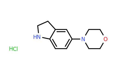 CAS 1646152-53-5 | 4-(Indolin-5-yl)morpholine hydrochloride