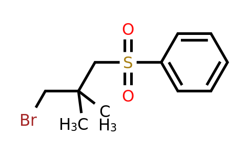 CAS 16462-88-7 | (3-bromo-2,2-dimethylpropanesulfonyl)benzene