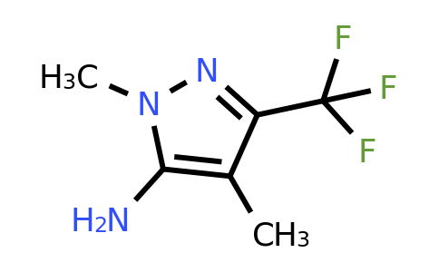 CAS 164668-13-7 | 1,4-dimethyl-3-(trifluoromethyl)-1H-pyrazol-5-amine