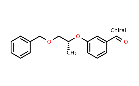 CAS 1646867-35-7 | (R)-3-((1-(Benzyloxy)propan-2-yl)oxy)benzaldehyde