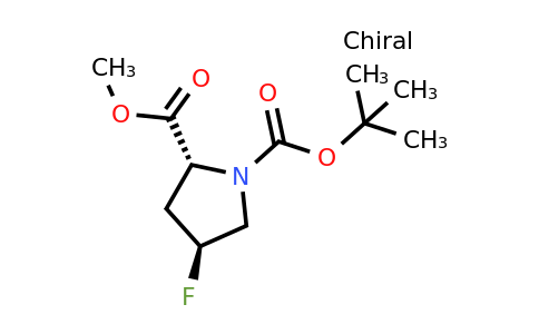 CAS 1648910-85-3 | O1-tert-butyl O2-methyl trans-4-fluoropyrrolidine-1,2-dicarboxylate
