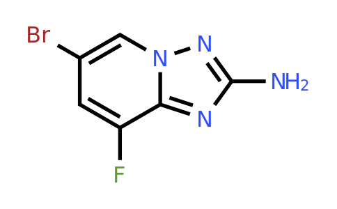 CAS 1649478-38-5 | 6-bromo-8-fluoro-[1,2,4]triazolo[1,5-a]pyridin-2-amine