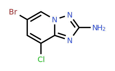 CAS 1649478-43-2 | 6-bromo-8-chloro-[1,2,4]triazolo[1,5-a]pyridin-2-amine