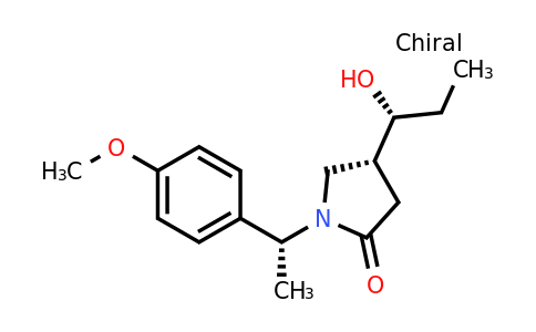 CAS 1650544-74-3 | (R)-4-((R)-1-Hydroxypropyl)-1-((R)-1-(4-methoxyphenyl)ethyl)pyrrolidin-2-one