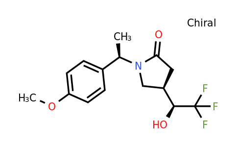 CAS 1650544-92-5 | (R)-1-((R)-1-(4-Methoxyphenyl)ethyl)-4-((S)-2,2,2-trifluoro-1-hydroxyethyl)pyrrolidin-2-one