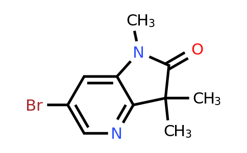 CAS 1650546-56-7 | 6-bromo-1,3,3-trimethyl-1H,2H,3H-pyrrolo[3,2-b]pyridin-2-one