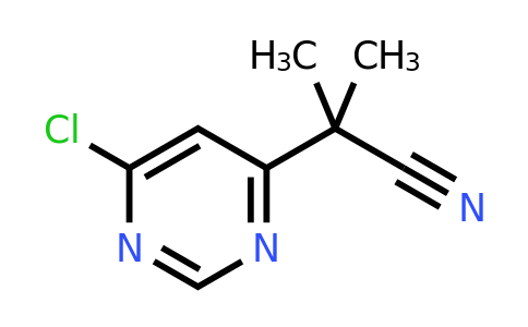 CAS 1654745-31-9 | 2-(6-chloropyrimidin-4-yl)-2-methyl-propanenitrile