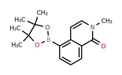 CAS 1655495-97-8 | 2-methyl-5-(tetramethyl-1,3,2-dioxaborolan-2-yl)-1,2-dihydroisoquinolin-1-one