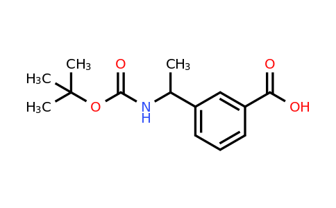 CAS 165949-84-8 | 3-(1-tert-Butoxycarbonylamino-ethyl)-benzoic acid
