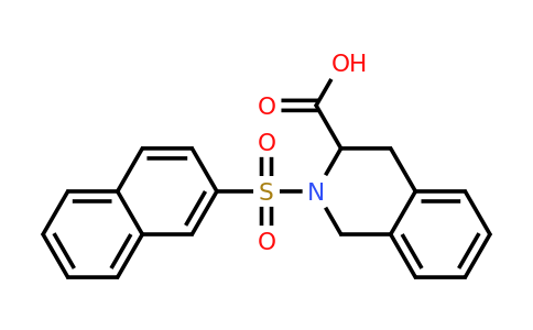 CAS 166167-85-7 | 2-(naphthalene-2-sulfonyl)-1,2,3,4-tetrahydroisoquinoline-3-carboxylic acid