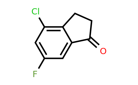 CAS 166250-01-7 | 4-Chloro-6-fluoroindan-1-one