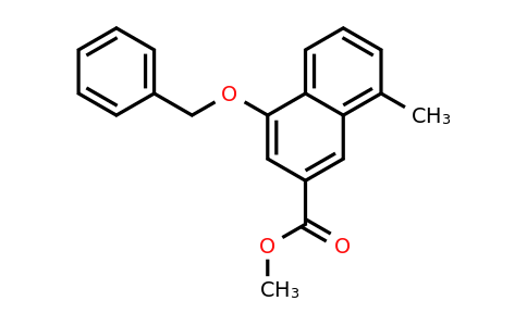 CAS 1662687-75-3 | Methyl 4-(benzyloxy)-8-methyl-2-naphthoate