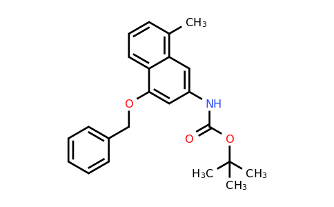 CAS 1662687-76-4 | tert-Butyl (4-(benzyloxy)-8-methylnaphthalen-2-yl)carbamate